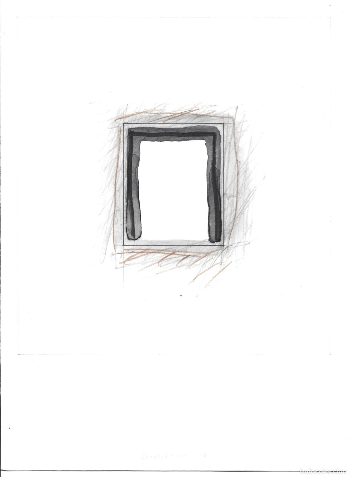 Arte: ERWIN BECHTOLD-PRESENCIAS DE NUESTRO TIEMPO-DIBUJO ORIGINAL DENTRO DEL CATALOGO DE REN&Eacute; METRAS