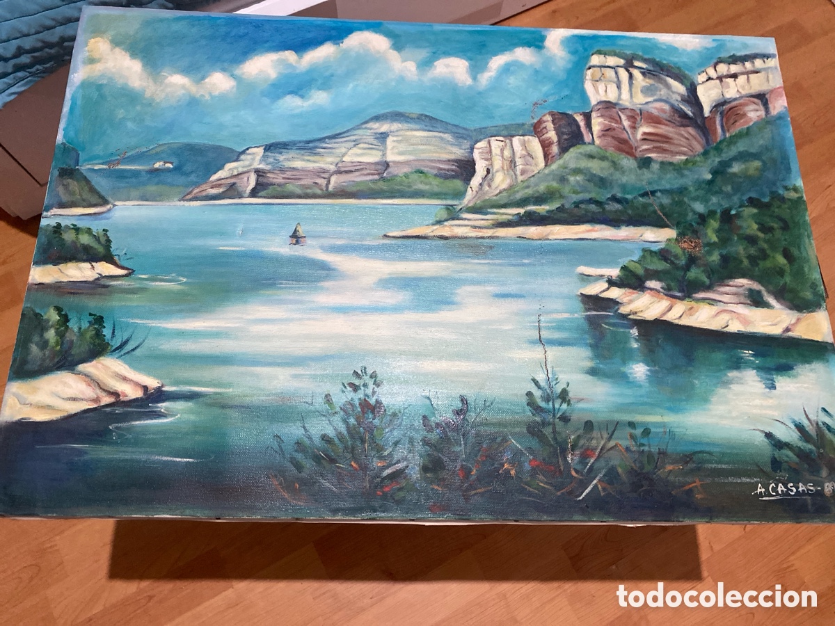 Arte: Panta de Sau. Tela amb oli