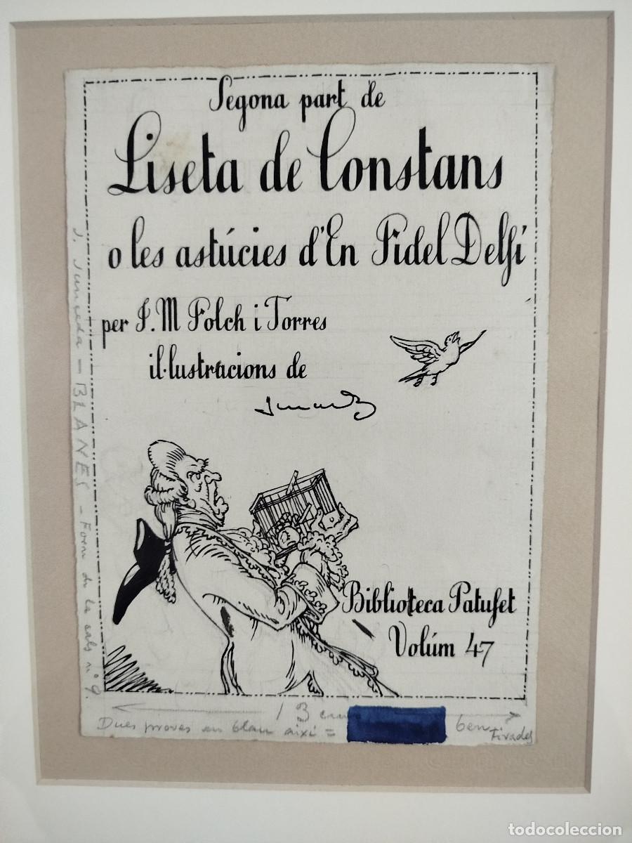 Arte: Joan Junceda, Portada original de llibre de J. M. Folch i Torres