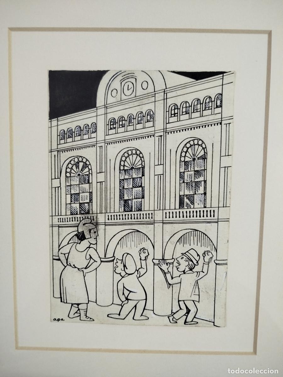 Arte: APA (Feliu Elias, 1878-1948), dibuix original