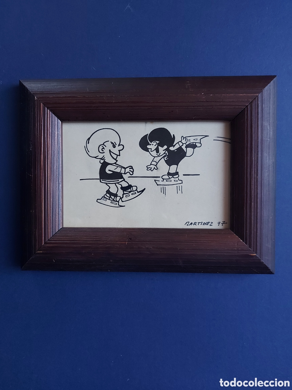 Arte: &rdquo;ZIPI Y ZAPE PATINANDO SOBRE HIELO &rdquo;COMIC