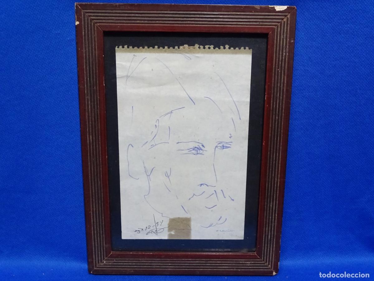 Arte: DIBUJO SOBRA PAPEL. JOS&Eacute; PEREZ OCA&Ntilde;A. RETRATO.