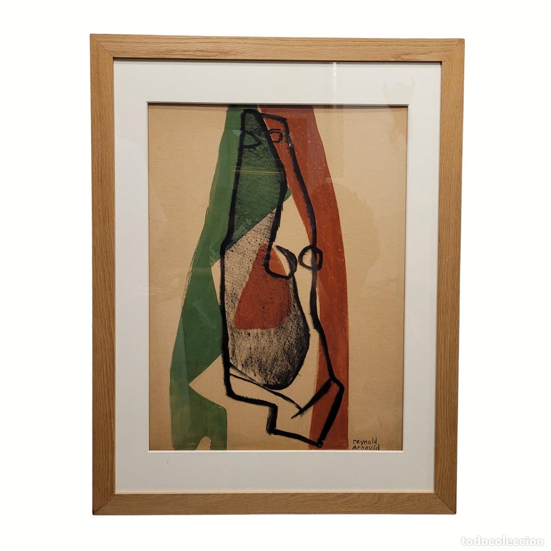 Kunst: Tinta sobre papel &ldquo;Expedici&oacute;n a Egipto&rdquo;, Reynold Henri Arnould, 50&rsquo;s - Francia
