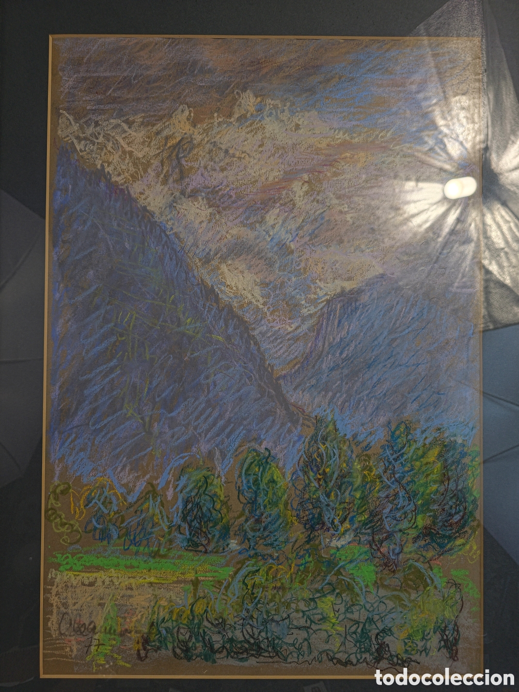 Arte: Paisaje al Pastel por Alfonso Alzamora Albeniz
