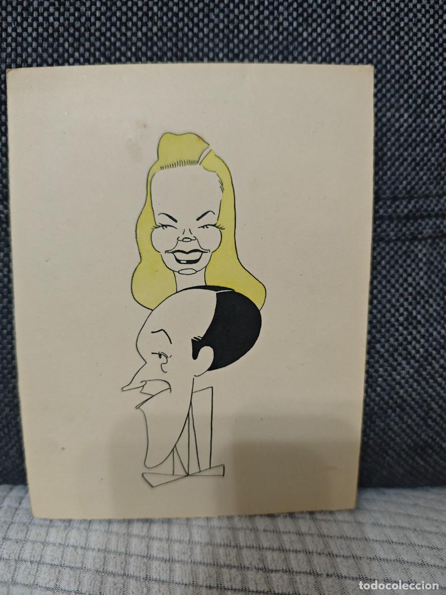 Arte: Caricatura 1944 de Ginger Rogers y Fred