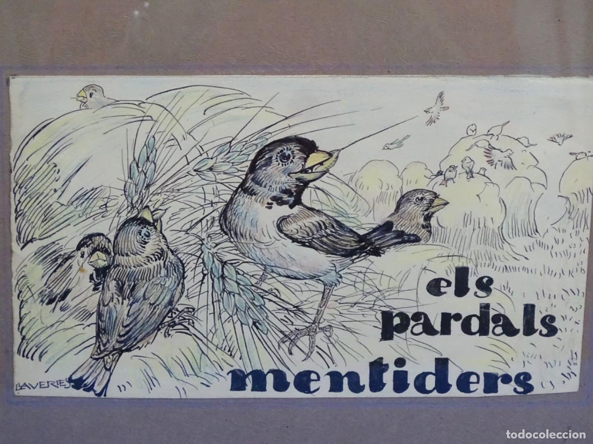Arte: DIBUJO JOAN LLAVERIES. &ldquo;ELS PARDALS MENTIDERS&rdquo;.