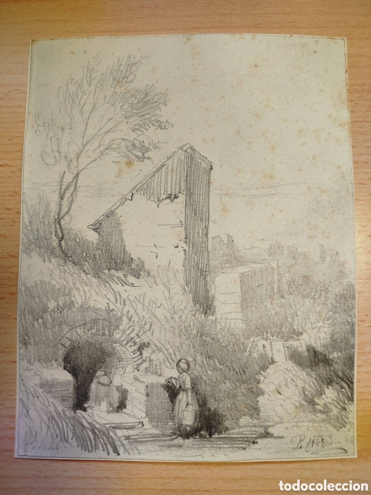 Art: Paulino Linde. Una fuente de Toledo.