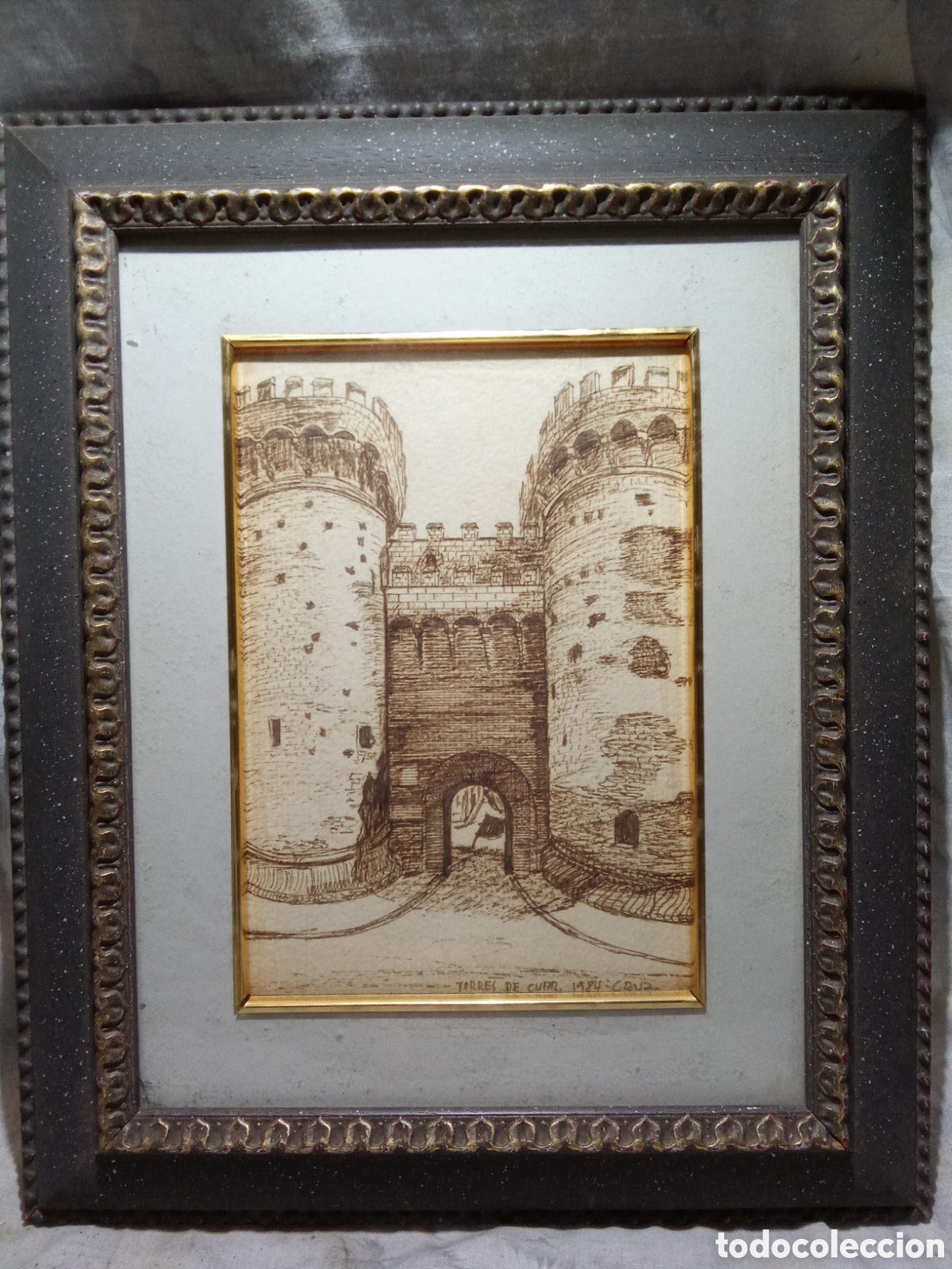 Arte: TORRES DE QUART VALENCIA A LA TINTA, 1984 POR CRUZ
