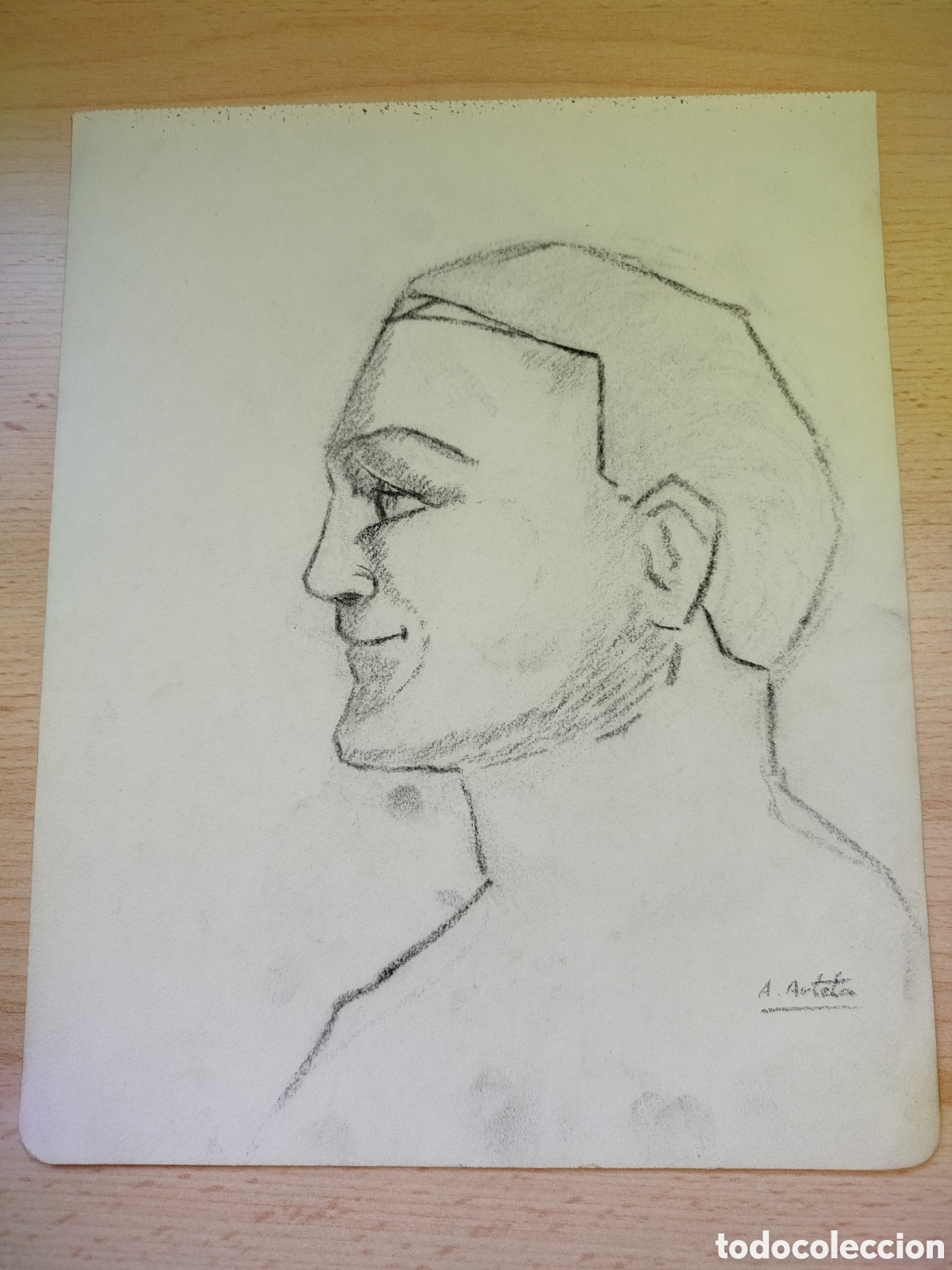 Arte: Aurelio Arteta. Rostro de perfil - Foto 1