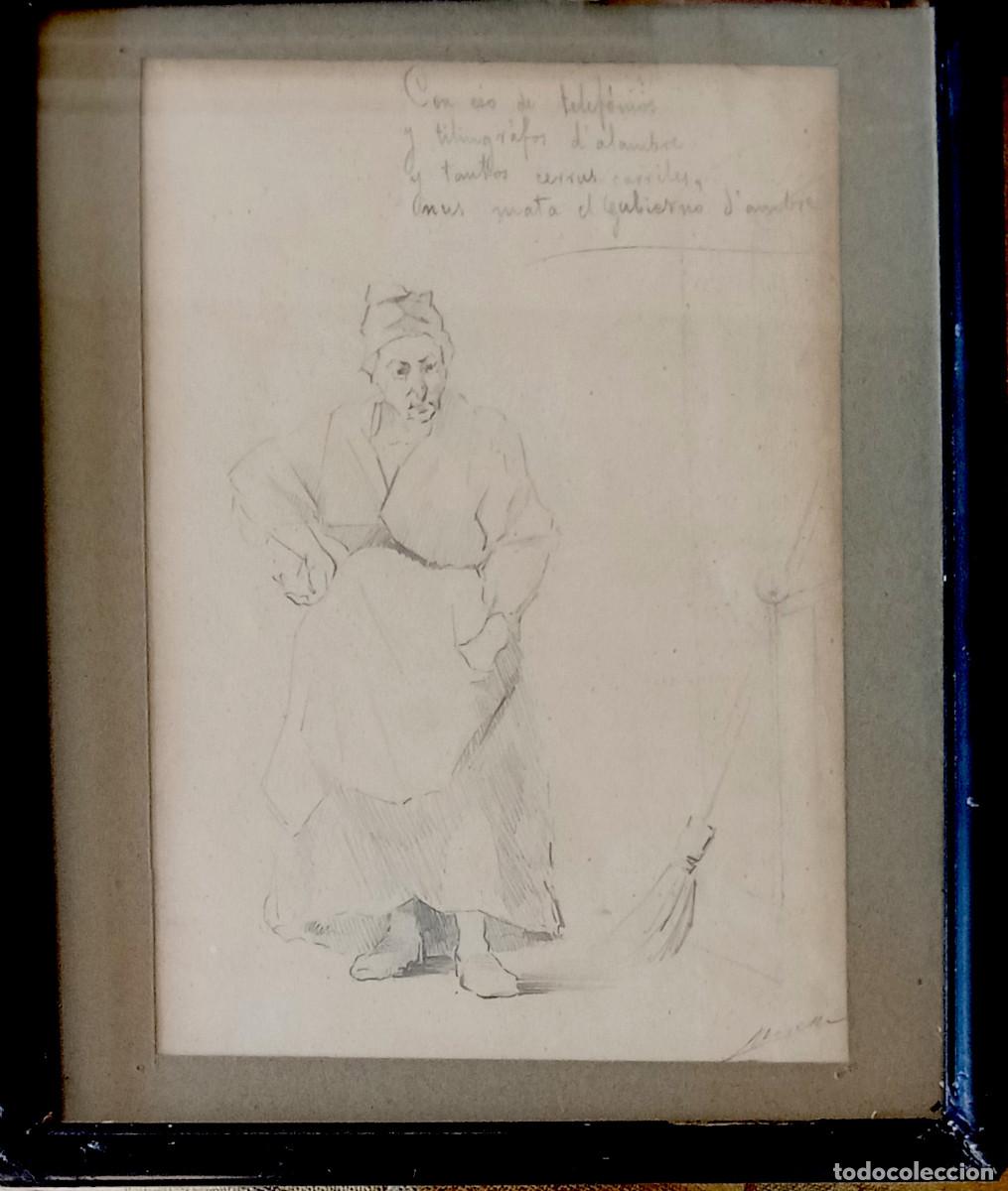 Arte: MORELL- FIGURA DE ANCIANA-