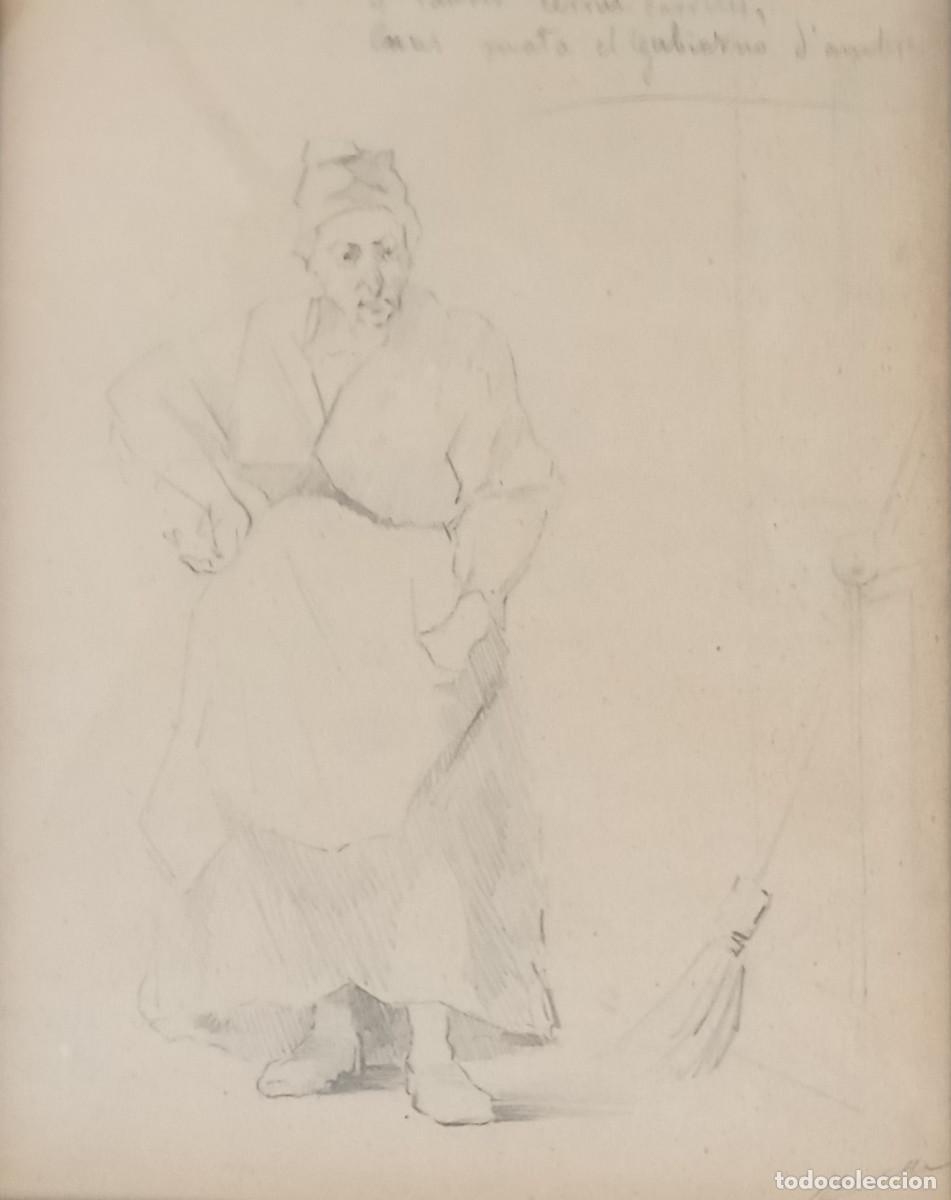 Arte: MORELL- FIGURA DE ANCIANA- - Foto 2