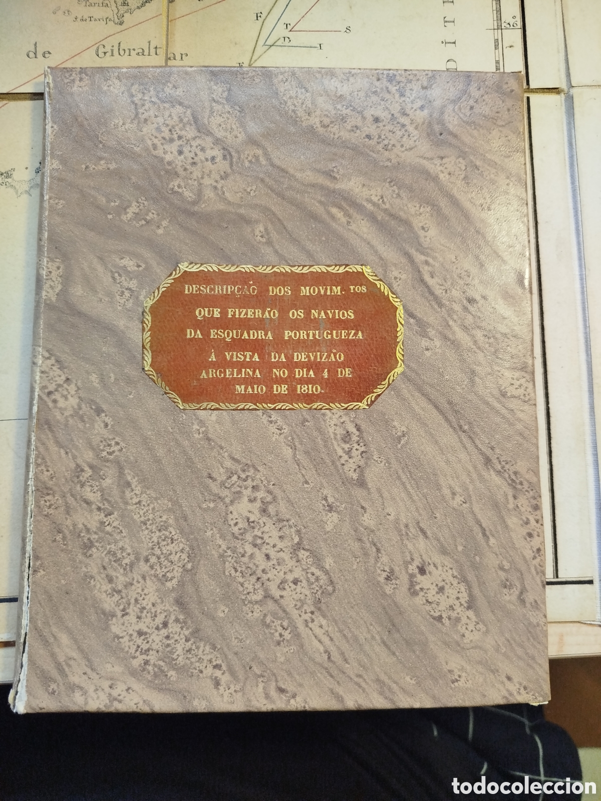 Arte: Mapa manuscrito del estrecho de Gibraltar. - Foto 5