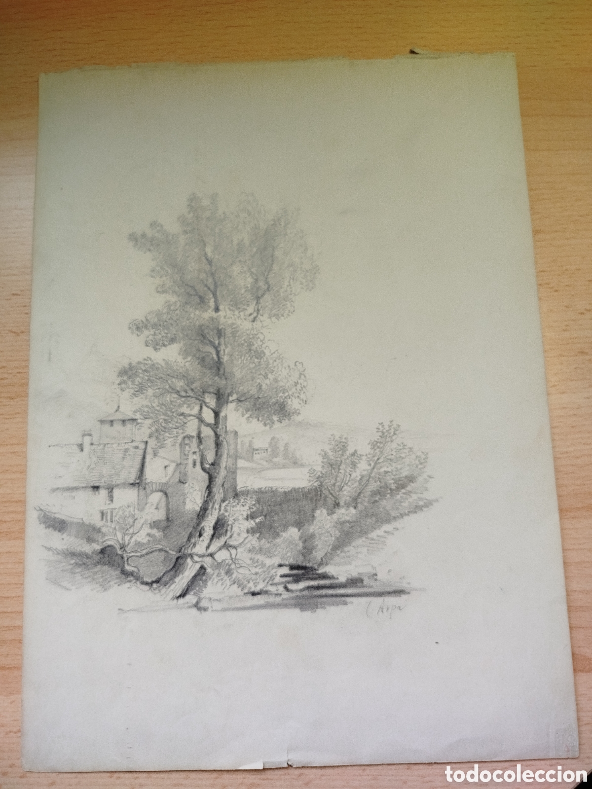 Art: Jose Arpa. Paisaje y pueblo.