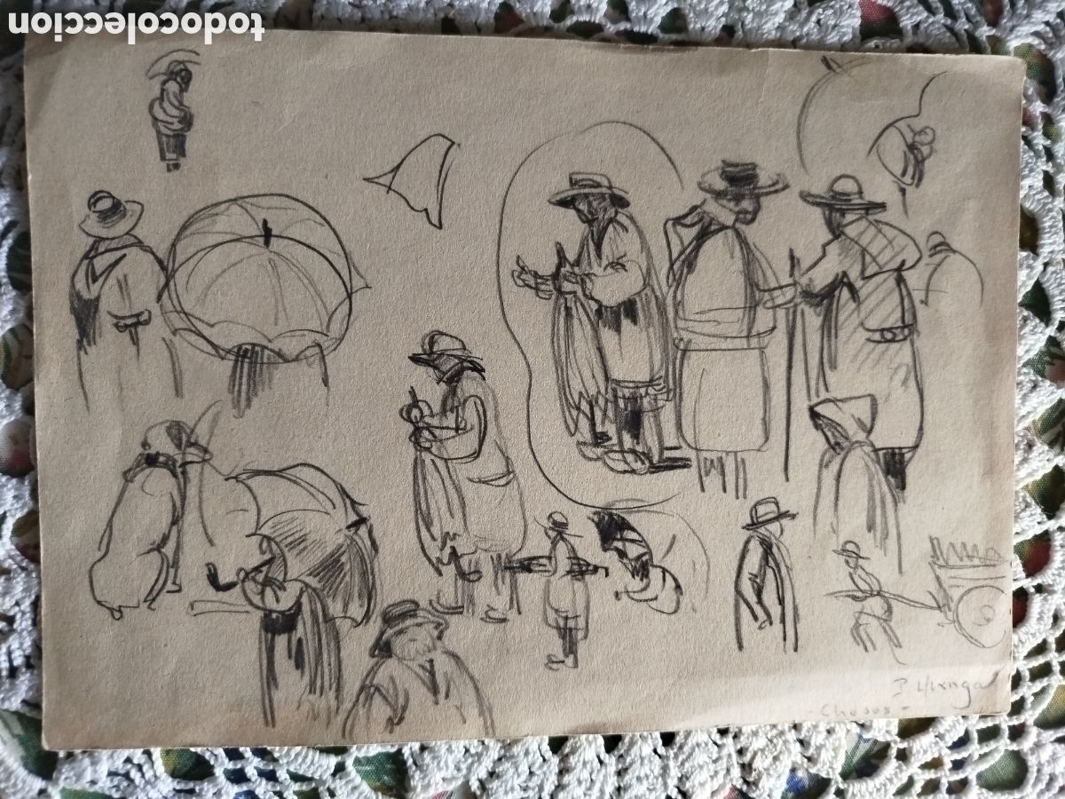 Arte: Pablo Uranga. Estudio de personajes.