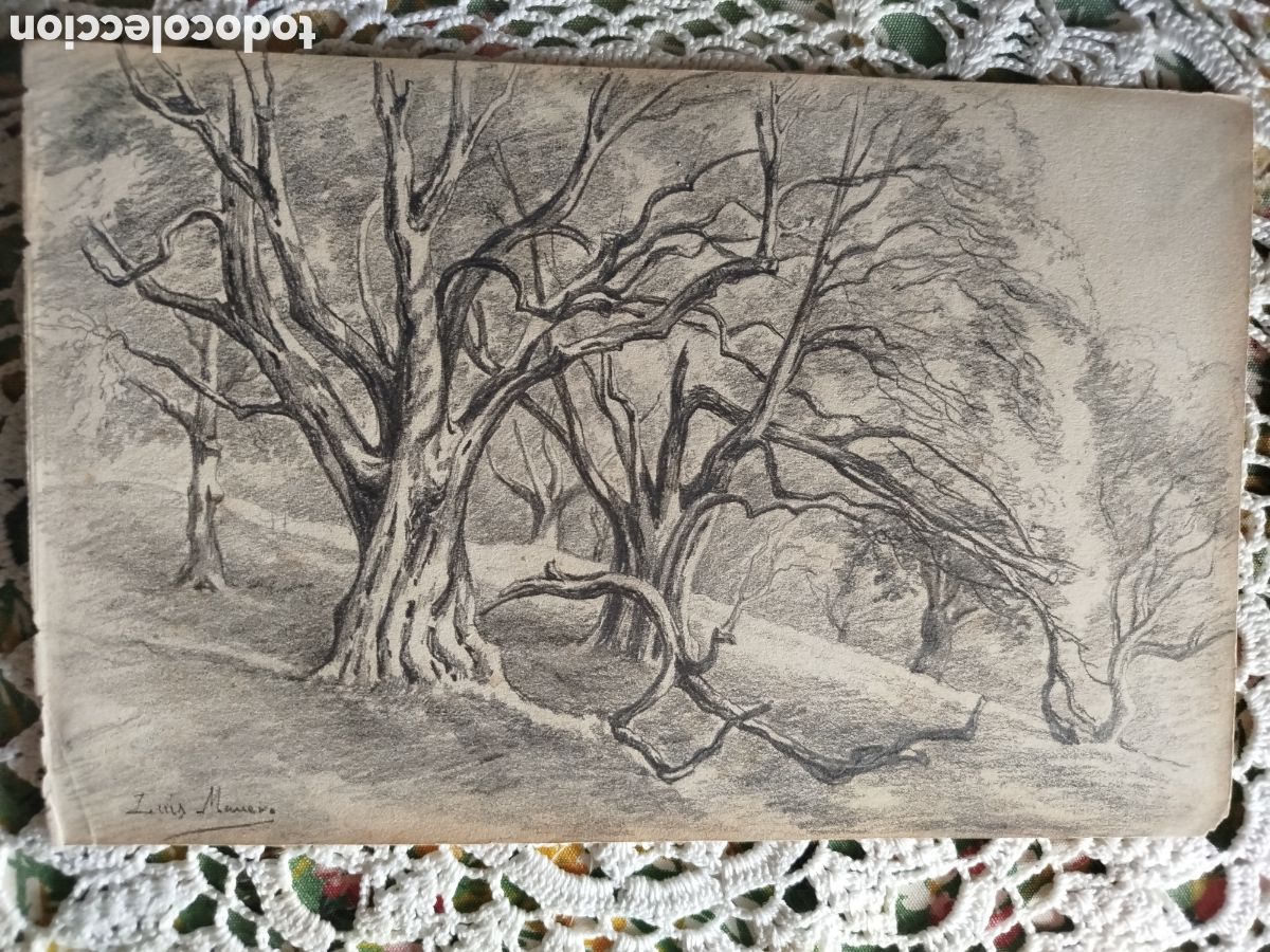 Arte: Luis Manero. Arboles. - Foto 1