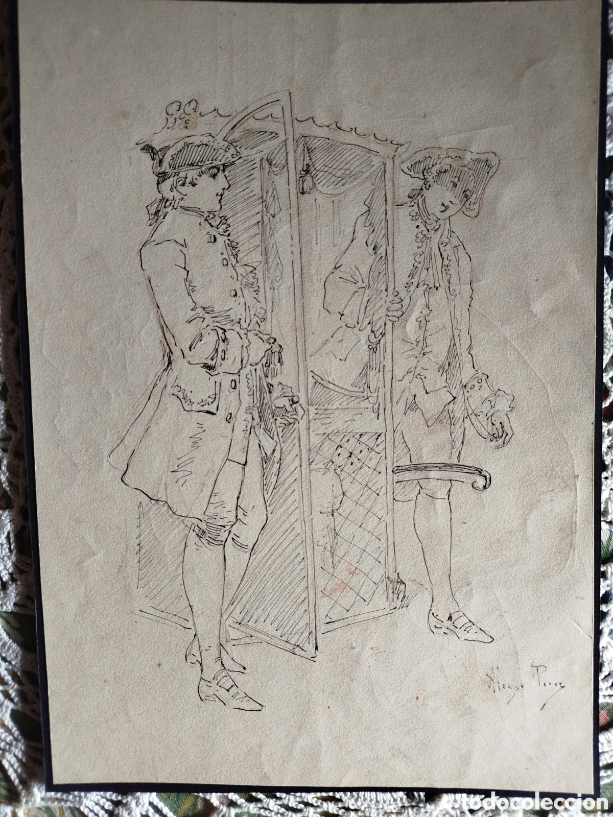 Art: Mariano Alonso P&eacute;rez. Lacayos.