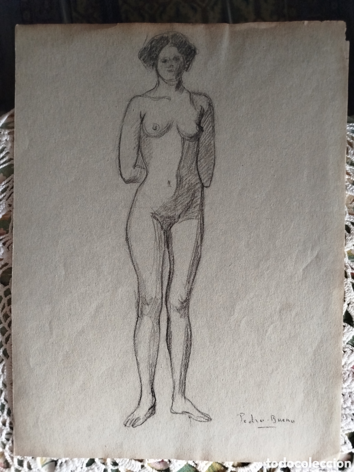 Arte: Pedro Bueno. Desnudo. - Foto 1