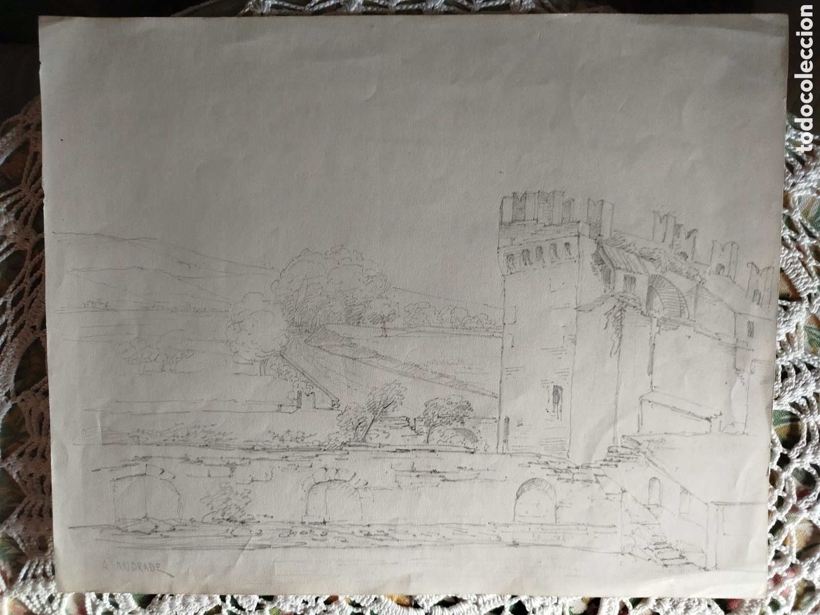 Art: &Aacute;ngel Andrade. Paisaje.