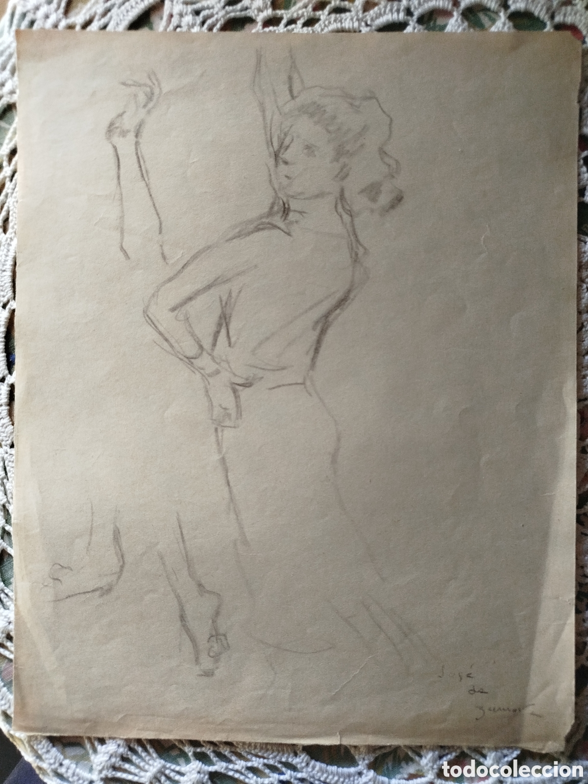 Art: Jose de Zamora. Estudio de figura.