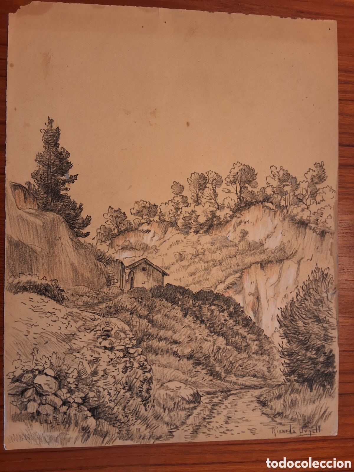Arte: Ricardo Urgell. Paisaje.