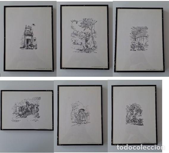 Art: Lote 6 L&aacute;minas Jos&eacute; S&aacute;nchez Merino - &Aacute;vila 1981 - Instituci&oacute;n Gran Duque de Alba