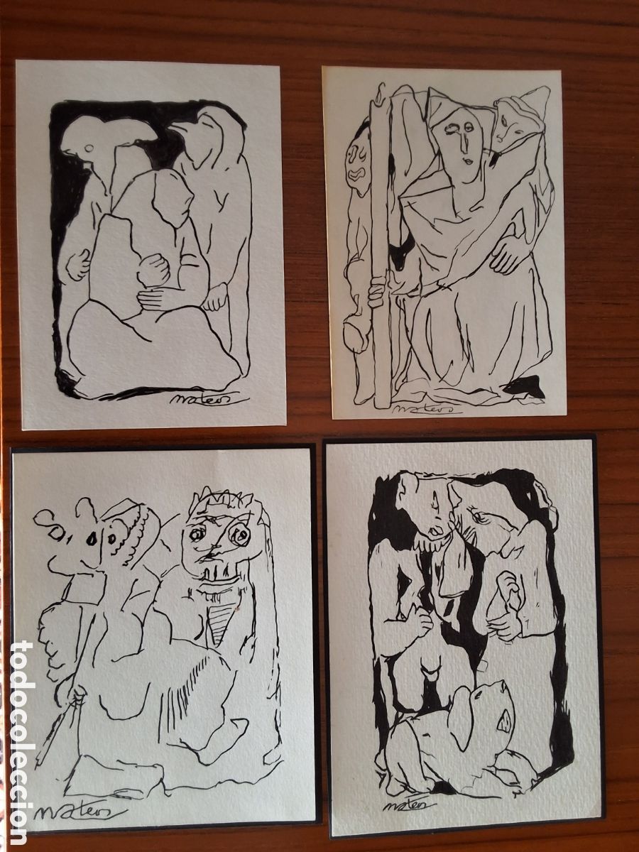 Arte: Mateos. Personajes grotesco. - Foto 1