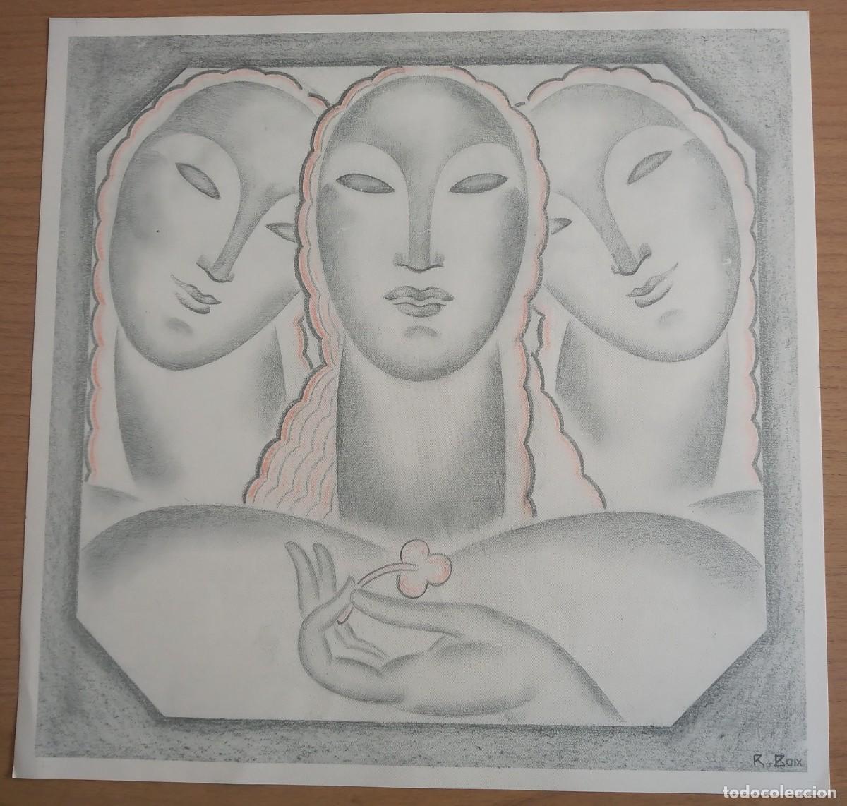 Arte: RICARDO BOIX (1904-1994) SERIGRAFIA ART DECO