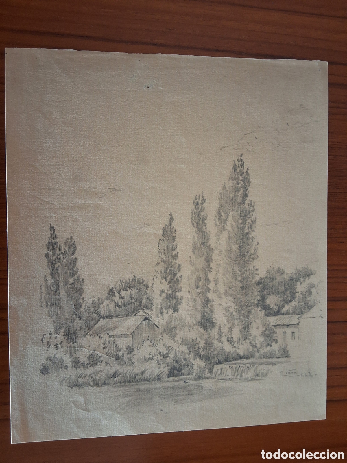 Arte: Enrique Vera. Paisaje de Toledo.