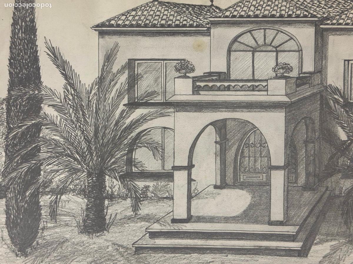 Arte: DIBUJO ORIGINAL A MANO FIRMADO A LAPIZ - VER FOTOS