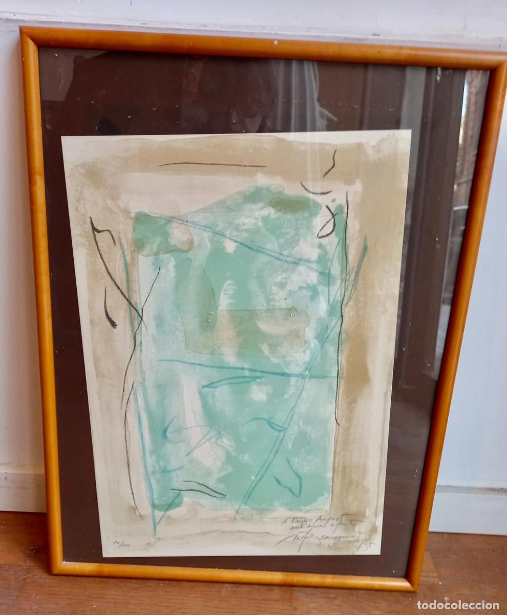 Arte: composici&oacute;n abstracta dibujo del pintor y poeta espa&ntilde;ol Albert R&agrave;fols-Casamada (1923&ndash;2009)