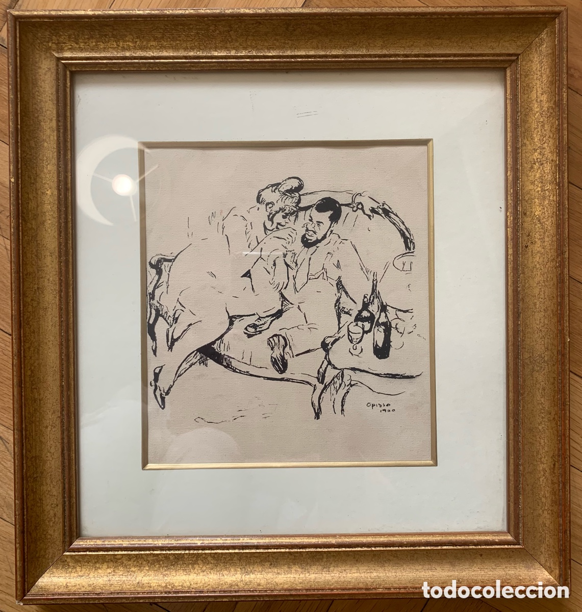 Arte: Toulouse-Lautrec y una corista. Opisso