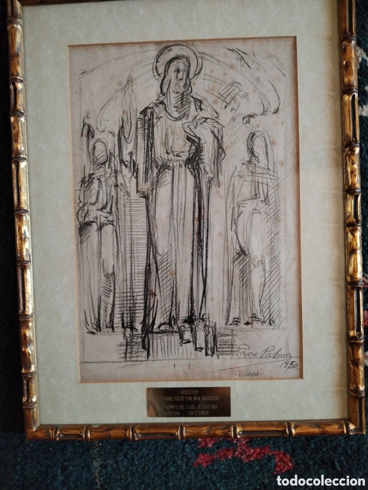 Arte: Francisco Palma Burgos ( M&aacute;laga 1918- &Uacute;beda 1985). Dibujo a l&aacute;piz firmado y fechado.