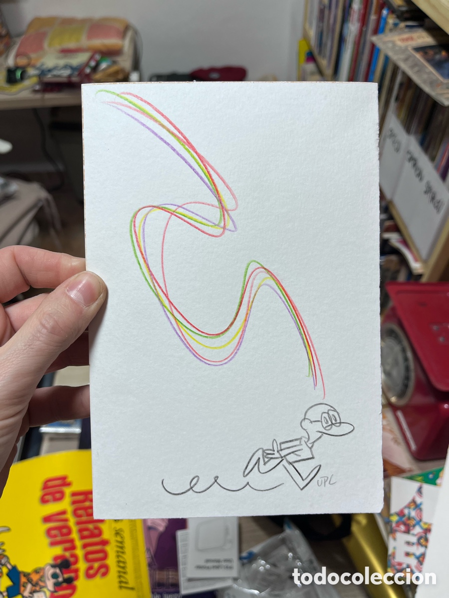 Arte: Dibujo original DIN A5 UPL l&aacute;piz y rotulador sobre papel de acuarela