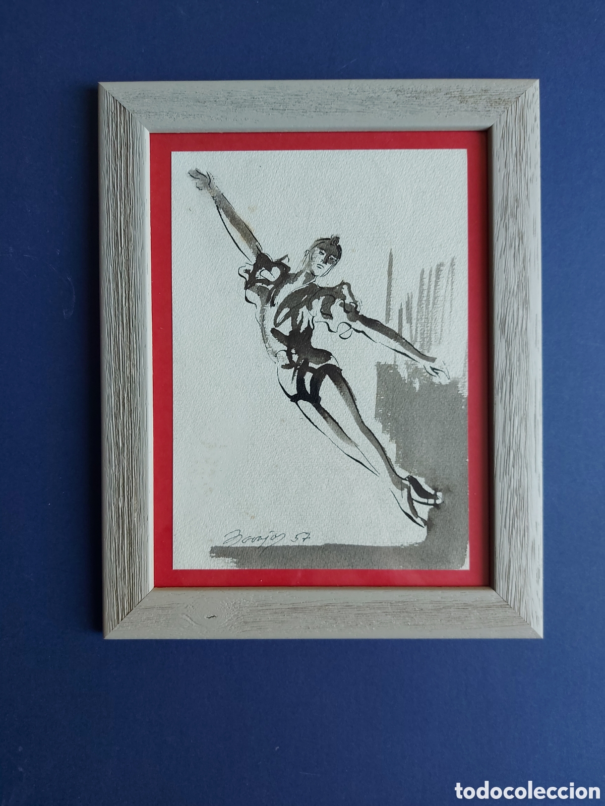 Arte: BARAJAS BOCETO DEL NATURAL BAILARINA