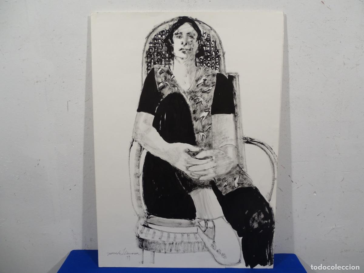 Arte: GRAN DIBUJO JOAN GRANADOS LLIMONA 99. RETRATO.