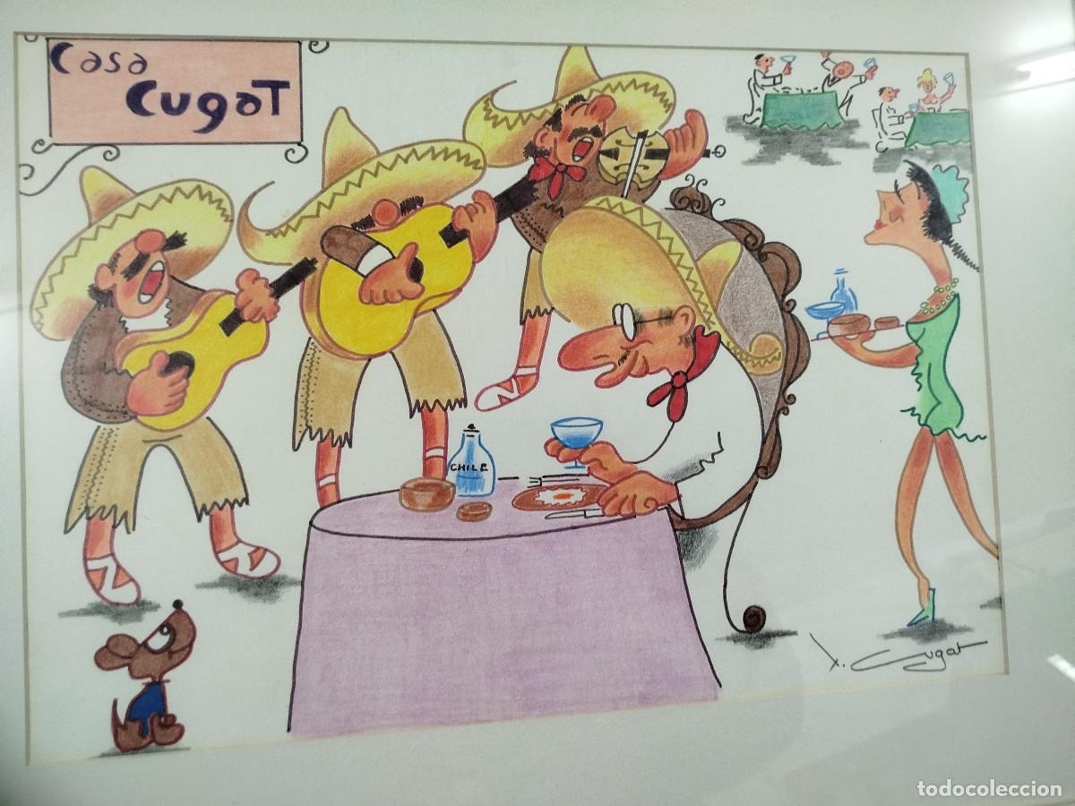 Arte: Xavier Cugat, dibuix original
