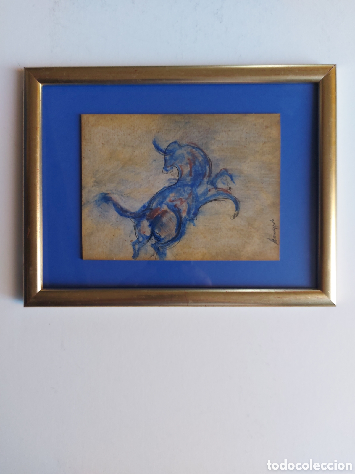 Arte: HERNANDO BOCETO DE TORO BRAVO