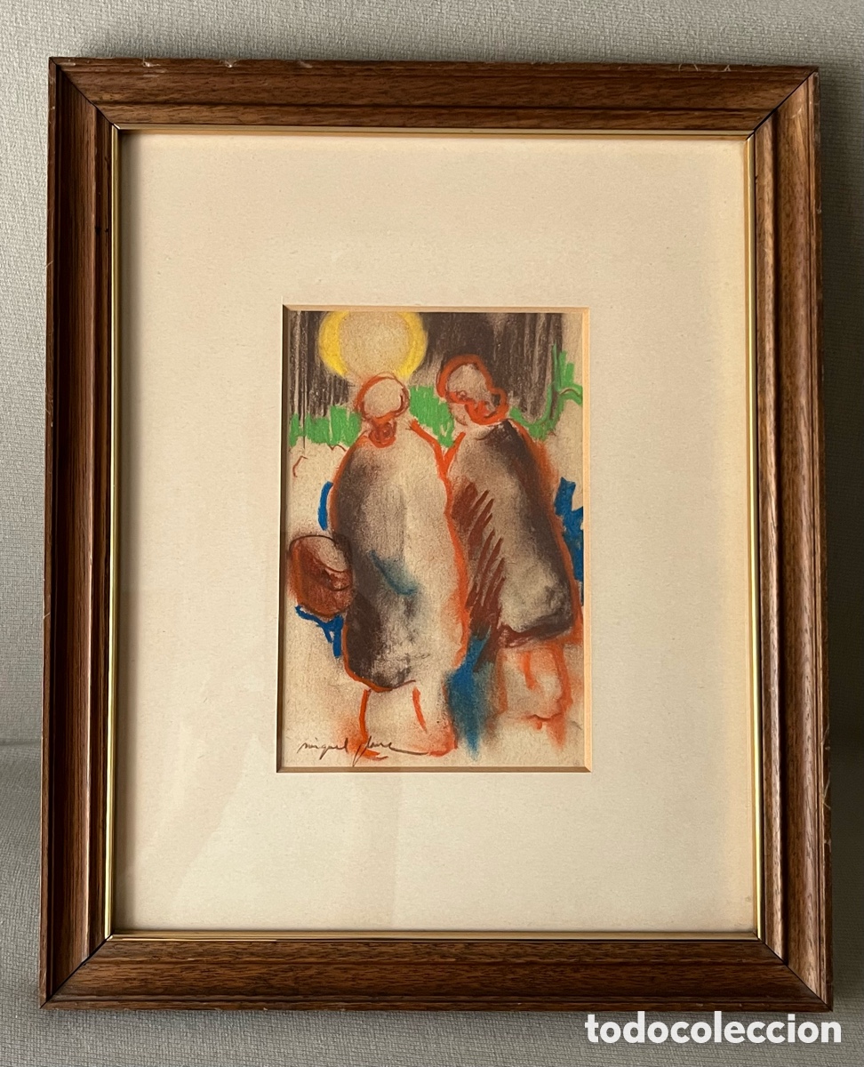 Arte: Cuadro Pintura Costumbrista - Miquel Plana Olot (1943-2012)