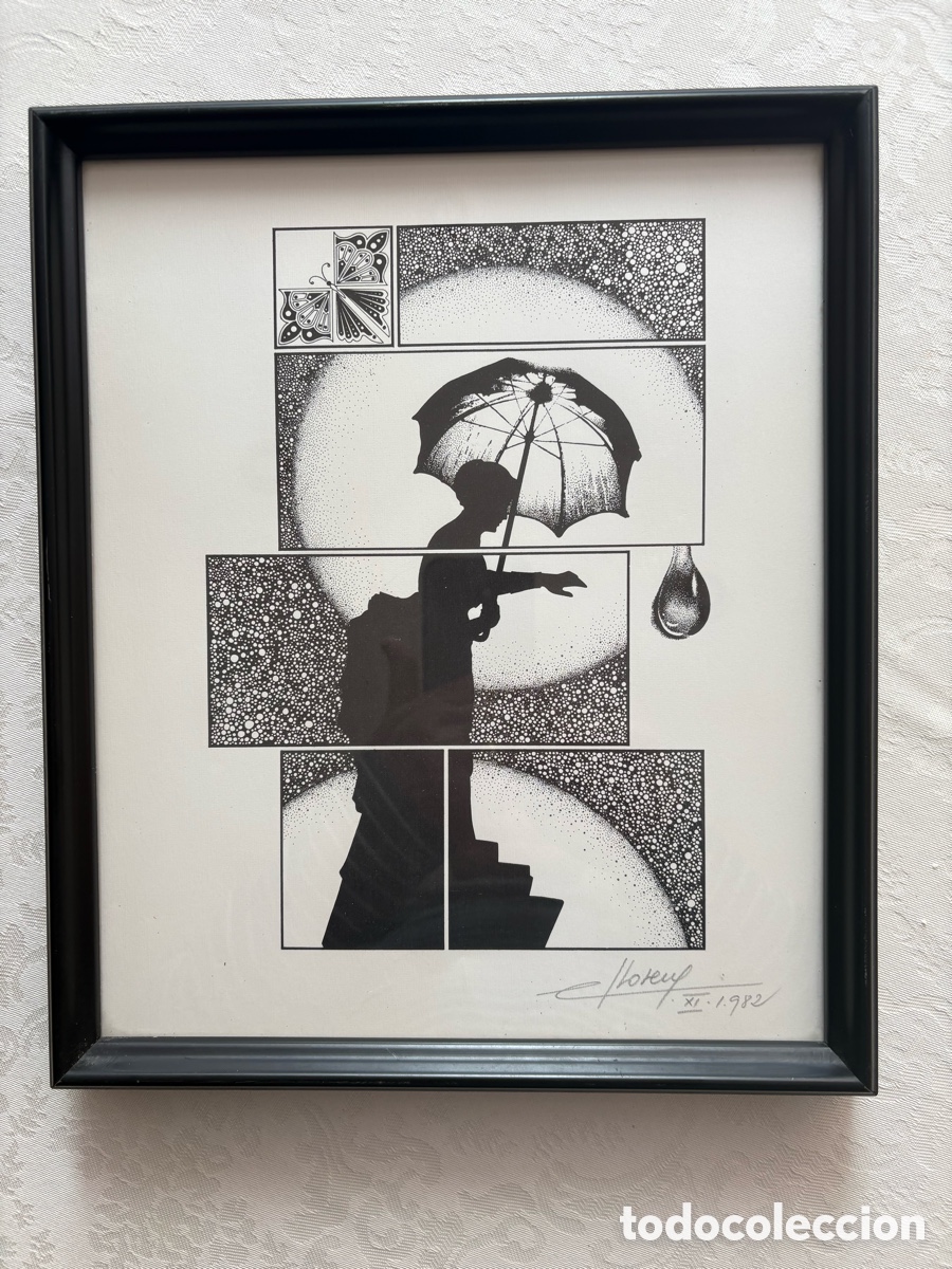 Arte: Dibujo a plumilla Eduard Lloren&ccedil; Fag&eacute;s