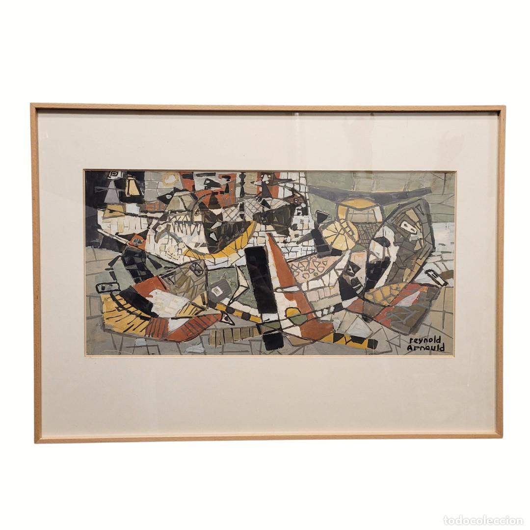 Arte: Gouache sobre papel &ldquo;S/T&rdquo;, Reynold Arnould, p. s. XX &ndash; Francia