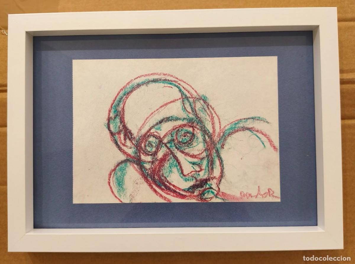 Arte: Dibujo original de Acisclo Manzano firmado y enmarcado