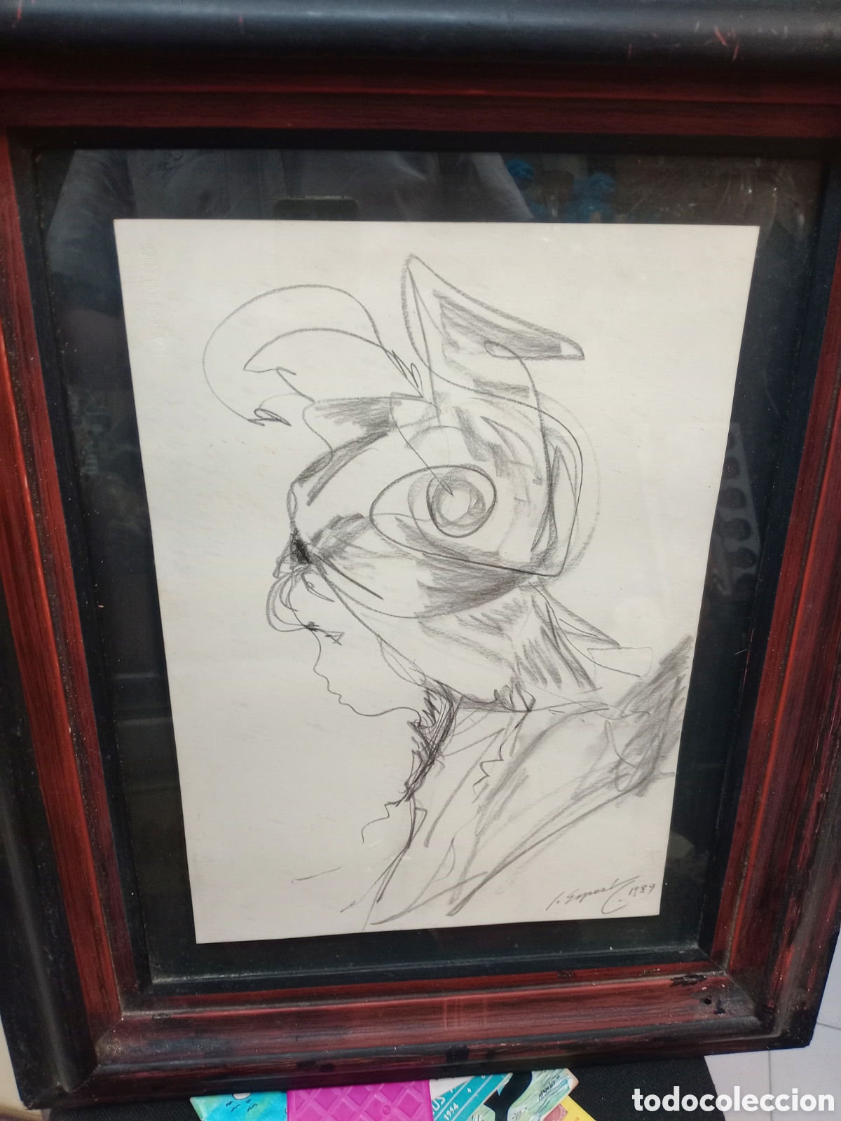 Arte: Jos&eacute; Espert Dibujo a carboncillo