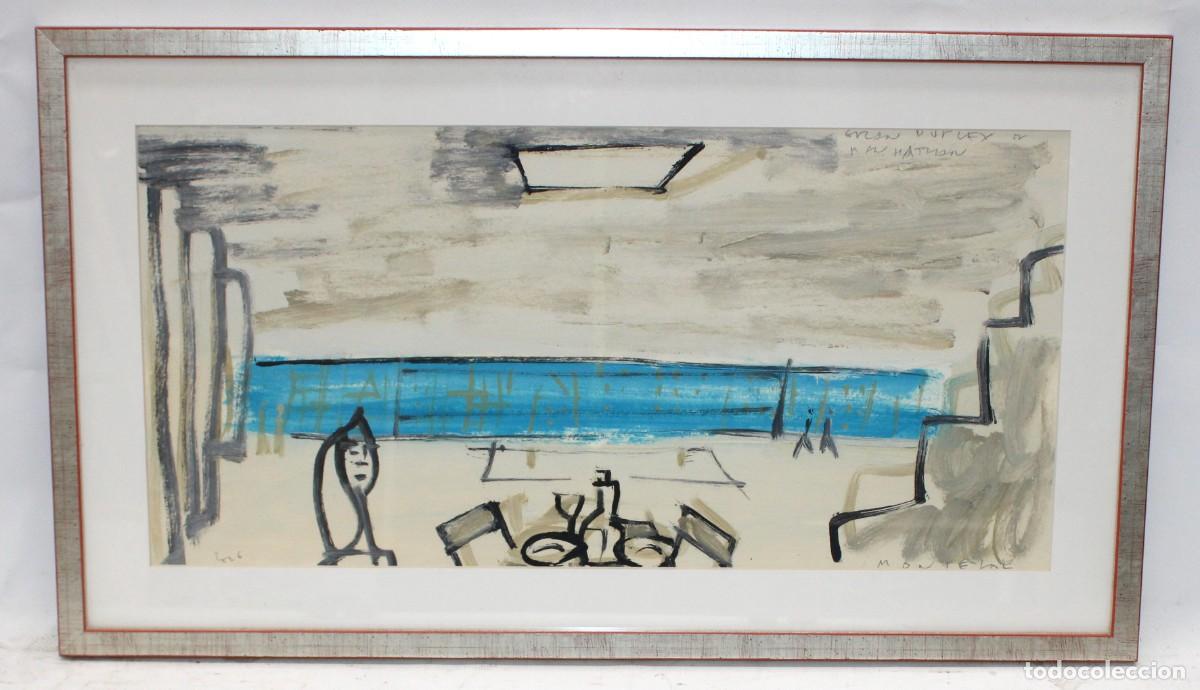 Arte: JAVIER MONTESOL (1952) TECNICA MIXTA DEL A&Ntilde;O 2006. MANHATTAN (Nueva York)