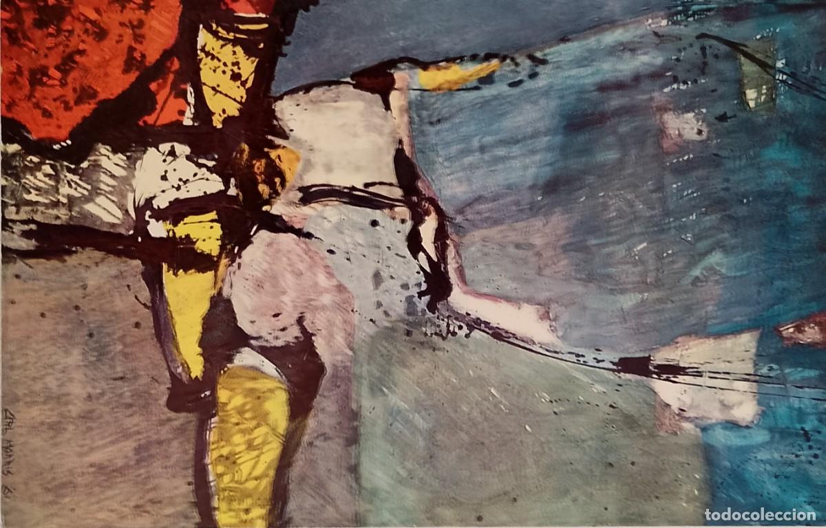 Arte: DIBUJO ABSTRACTO DE CARL MORRIS DE JOHNSON COLLECTION
