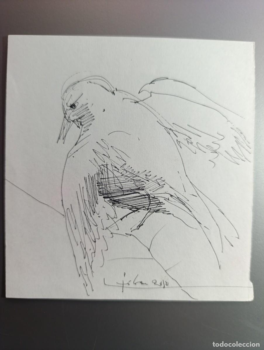 Arte: P&Aacute;JARO DE ALAS ABIERTAS DE GINES LIEBANA