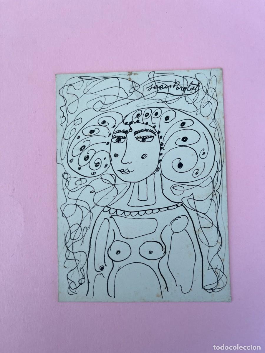 Arte: Joan Brotat. Dibujo de Gallo en tinta sobre papel.