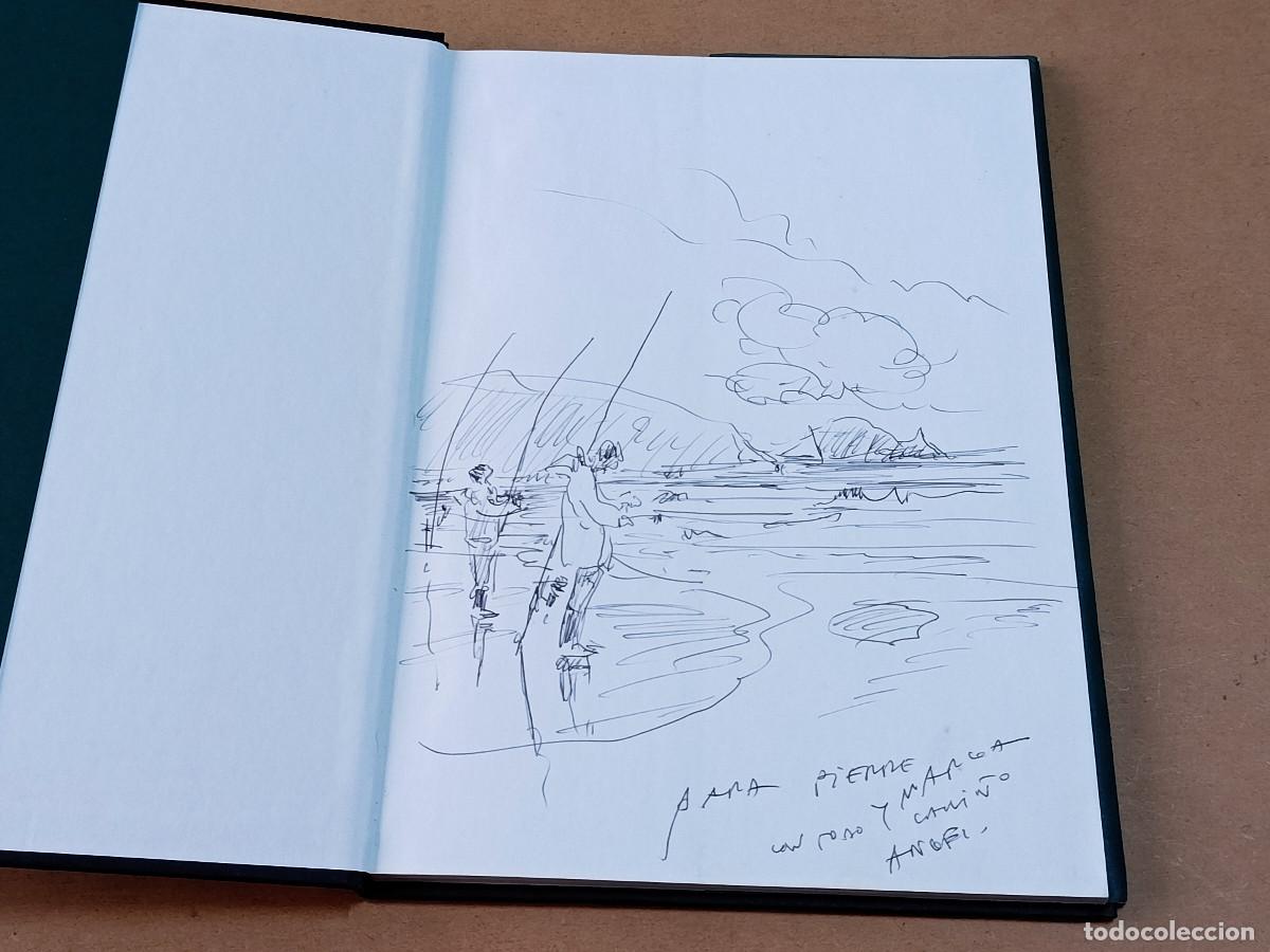 Arte: &Aacute;NGEL URANGA - LIBRO CON DIBUJO Y DEDICATORIA