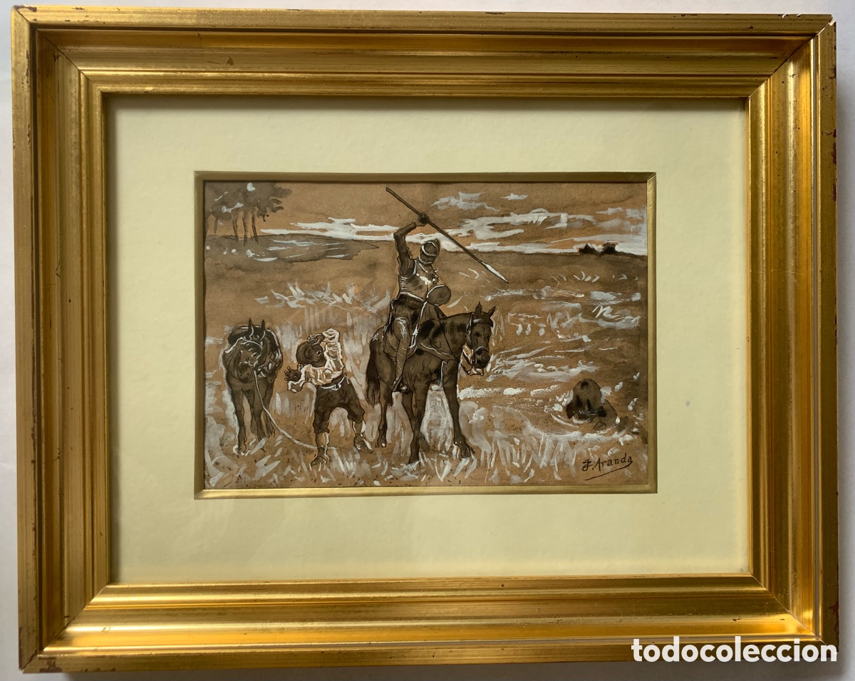 Arte: Escena Quijote. Jim&eacute;nez Aranda - Foto 1