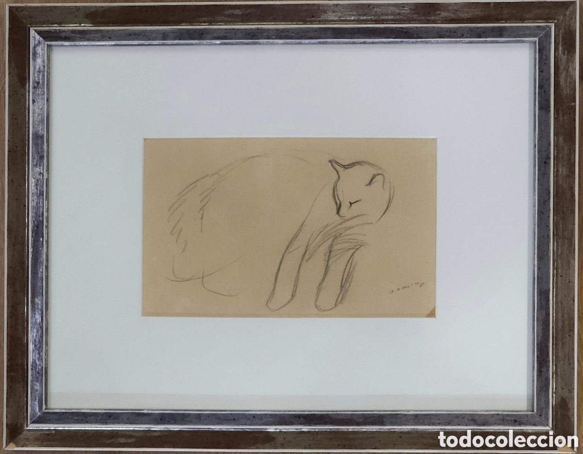 Arte: &rdquo;Dibujo gato&rdquo;, Francesc Domingo Segura