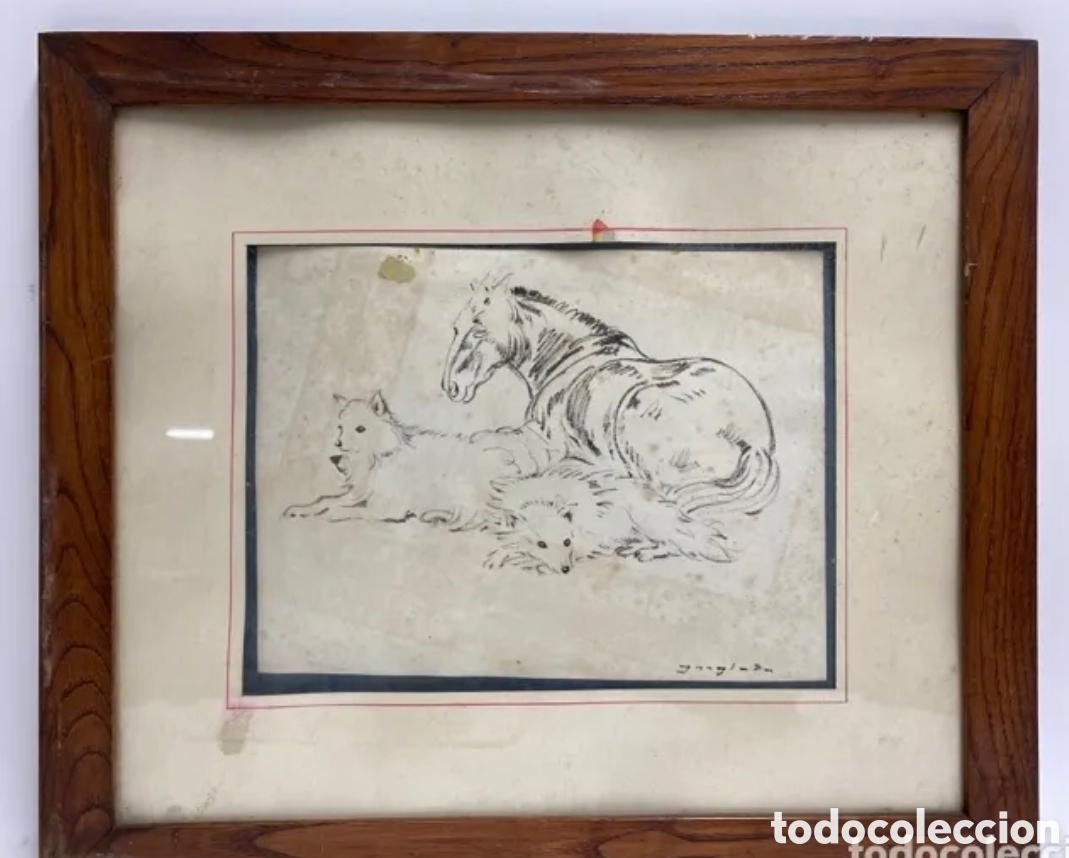 Arte: &rdquo;Caballo y perros&rdquo;, Pere Ynglada - Foto 2